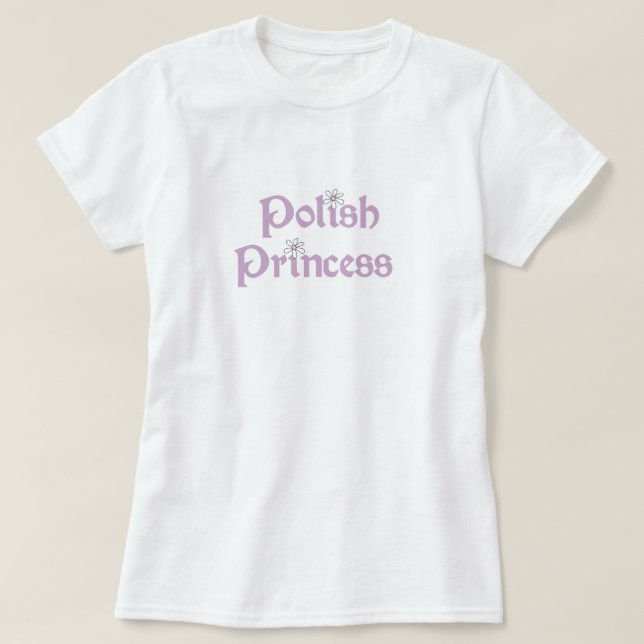 T-shirt Les marguerites polissent la princesse (Design devant)