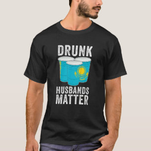 T-shirt Les maris ivres comptent Drapeau du Kazakhstan B