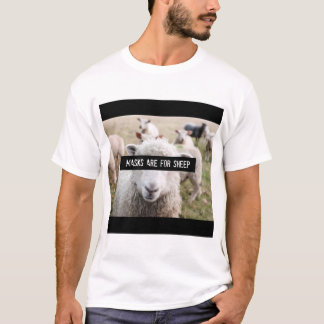 T-shirt Les Masques Sont Pour Les Moutons
