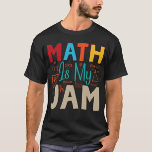 T-shirt Les maths, c'est ma confiture