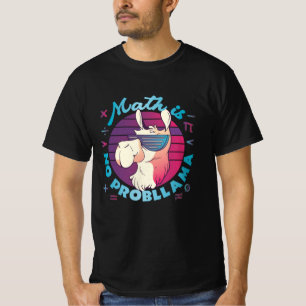 T-shirt Les maths c'est pas un probLlama