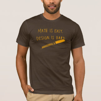 T-shirt Les maths sont faciles, hommes