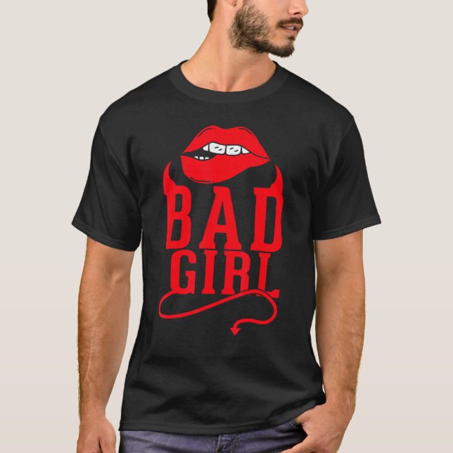 T-shirt Les Mauvaises Filles Pas D'Ange Rebellieuse Mauvai (Devant)