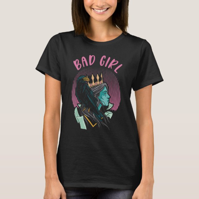 T-shirt Les Mauvaises Filles Pas D'Ange Rebellieuse Mauvai (Devant)