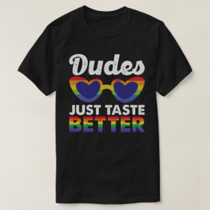T-shirt Les mecs ont juste meilleur goût Mois de la fierté