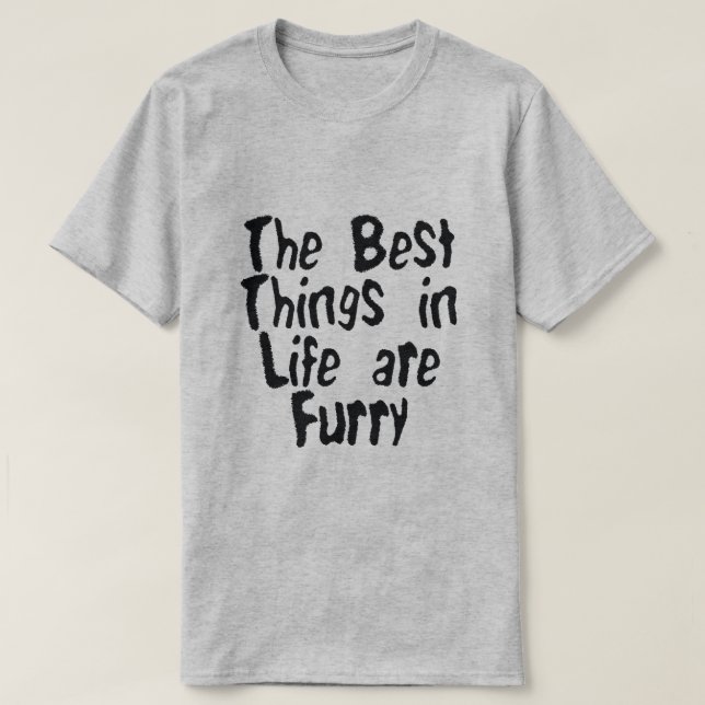T-SHIRT LES MEILLEURES CHOSES DE LA VIE SONT RICHES (Design devant)