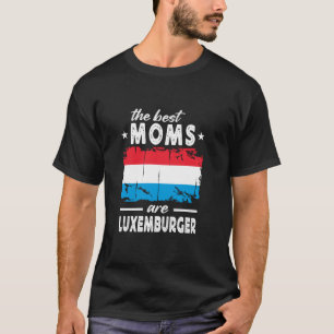 T-shirt Les meilleures mamans sont Luxembourgeoises Fête d