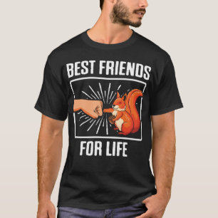 T-shirt Les meilleurs amis animaux de l'écureuil pour la 