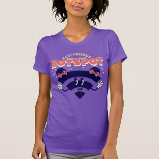 T-shirt Les meilleurs amis partagent leur Hotspot