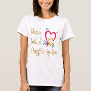 T-shirt Les meilleurs cadeaux de belle-fille