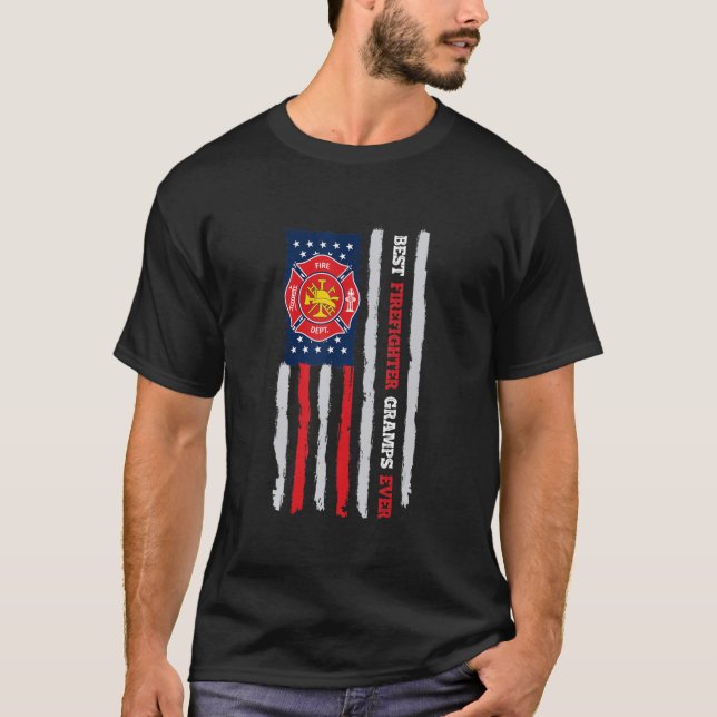 T-shirt Les Meilleurs Groupes De Pompiers Des Hommes Nous  (Devant)
