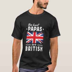 T-shirt Les meilleurs papas sont la fête des pères britann