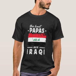 T-shirt Les meilleurs papas sont la fête des pères du drap