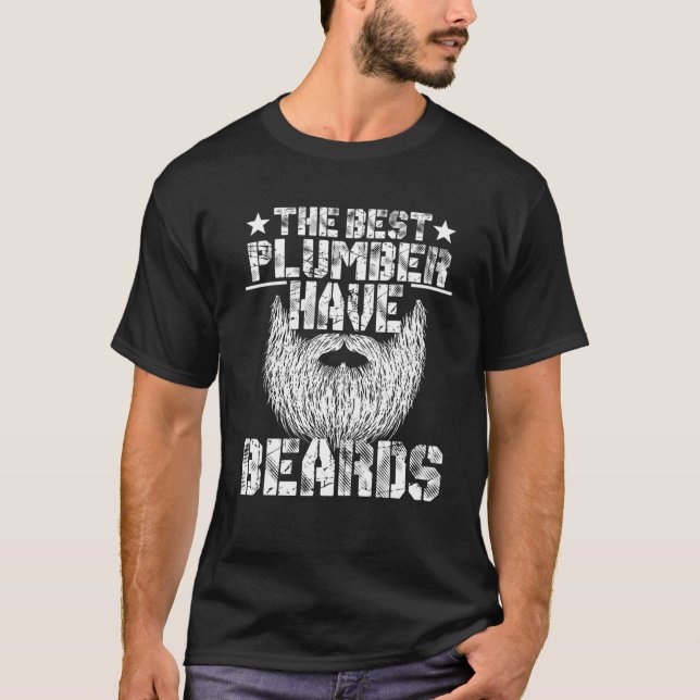 T-shirt Les Meilleurs Plomber Ont Des Oreilles - Drôle Men (Devant)