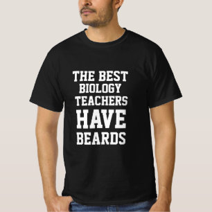 T-shirt Les Meilleurs Professeurs de Biologie Ont des Barb