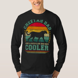 T-shirt Les Mens Cheetah Papa Comme Un Père Régulier Mais 