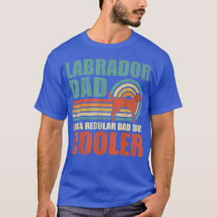 T-shirt Les Mens Drôle Labrador Papa Comme Un Papa Régulie