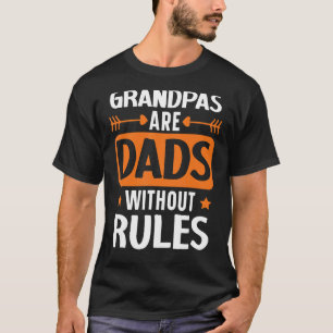 T-shirt Les Mens Grandpas Sont Des Pères Sans Règles Grand