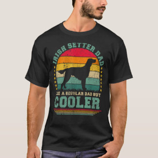 T-shirt Les Mens Irlandais Setter Papa Comme Un Papa Régul