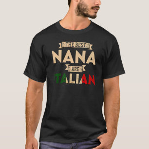 T-shirt Les Mens Les Meilleurs Nana Sont Drapeau Italien P