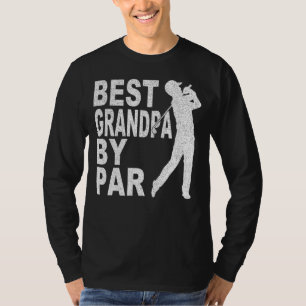 T-shirt Les Mens Meilleur Grand-Père Par Par Disque Golf P