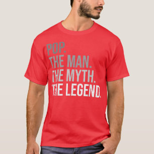 T-shirt Les Mens Pop L'Homme Le Mythe La légende Grand-Pèr