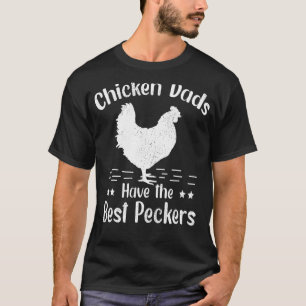 T-shirt Les Mens Poulet Pâtes Ont Les Meilleurs Peckers Po
