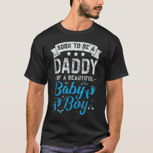 T-shirt Les Mens Seront Bientôt Un Papa D'Un Beau Bébé Gar
