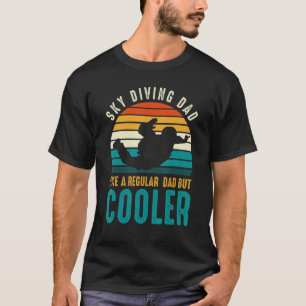 T-shirt Les Mens Sky Plonger Papa Comme Un Père Régulier M