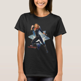 T-shirt Les merveilles Capitaine Marvel Star Graphisme