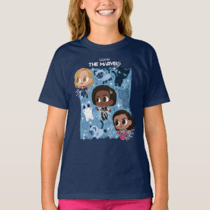 T-shirt Les Merveilles Volant Avec Flerkittens Cartoon