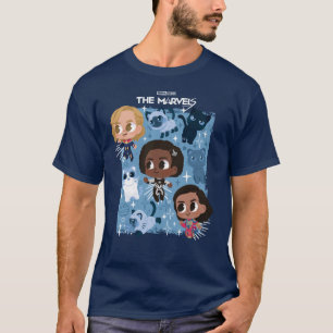 T-shirt Les Merveilles Volant Avec Flerkittens Cartoon