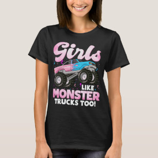 T-shirt Les Mignonnes Filles De Camion Monster Comme Les C