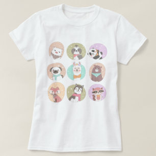 T-shirt Les mignons animaux