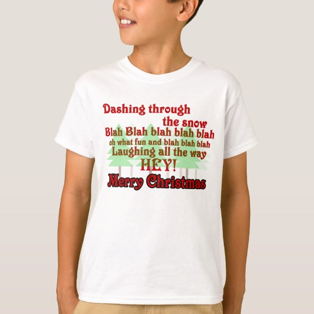 T-shirt Les mignons garçons amusants Enfants Noël (Devant)