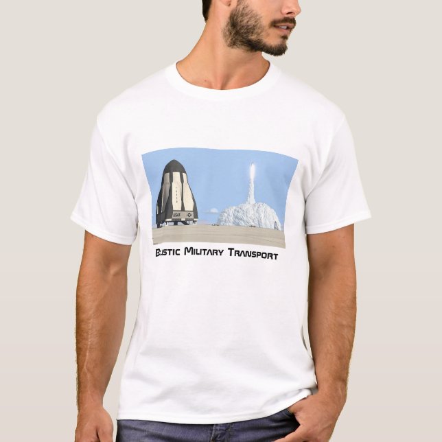 T-shirt Les militaires ballistiques transportent (BMT) (Devant)