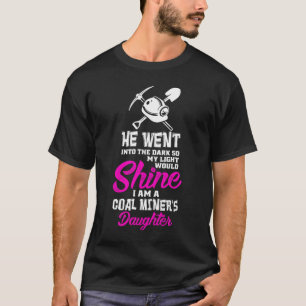 T-shirt Les mineurs fille, je suis une fille des mineurs
