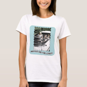 T-shirt Les Minivans, c'est la devise de l'art rétro amusa