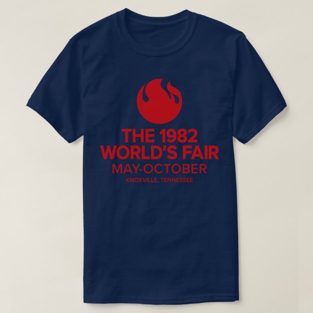T-shirt Les Mois 1982 Du Tennessee De Knoxville Fair (Design devant)