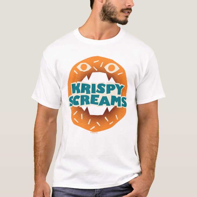 T-shirt Les monstres au travail | Cri Krispy (Devant)