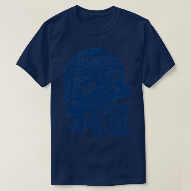T-shirt Les monstres sont Vintages (Design devant)