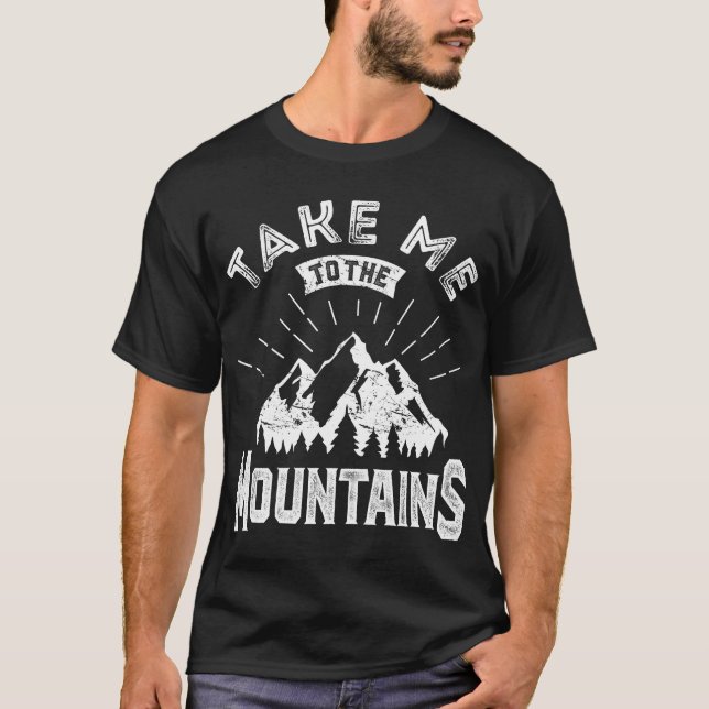 T-shirt Les montagnes (Devant)