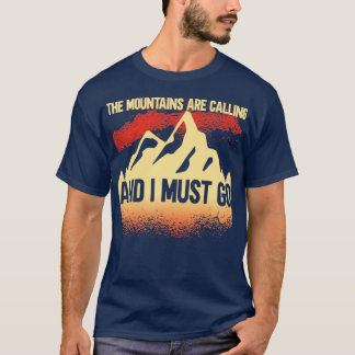 T-shirt Les Montagnes Appelent