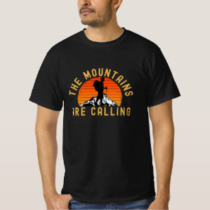 T-shirt Les Montagnes Appelent Montagne