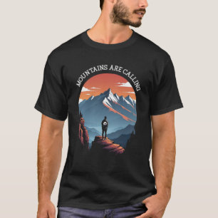 T-shirt Les montagnes appellent