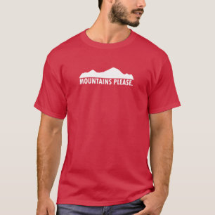 T-shirt Les montagnes satisfont