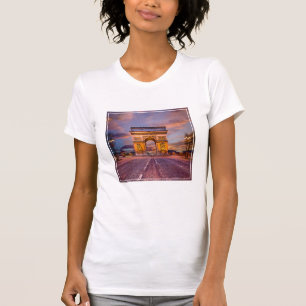 T-shirt Les monuments Arc de Triomphe, Paris France