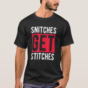 T-shirt Les Mouchards Se Font Recoudre Pas De Vaccin Anti
