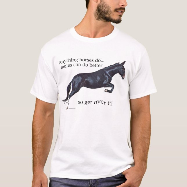 T-shirt Les mules sont meilleures ! (Devant)