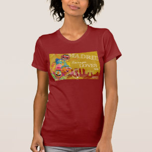 T-shirt Les Muppets - Affiche espagnole à Madrid
